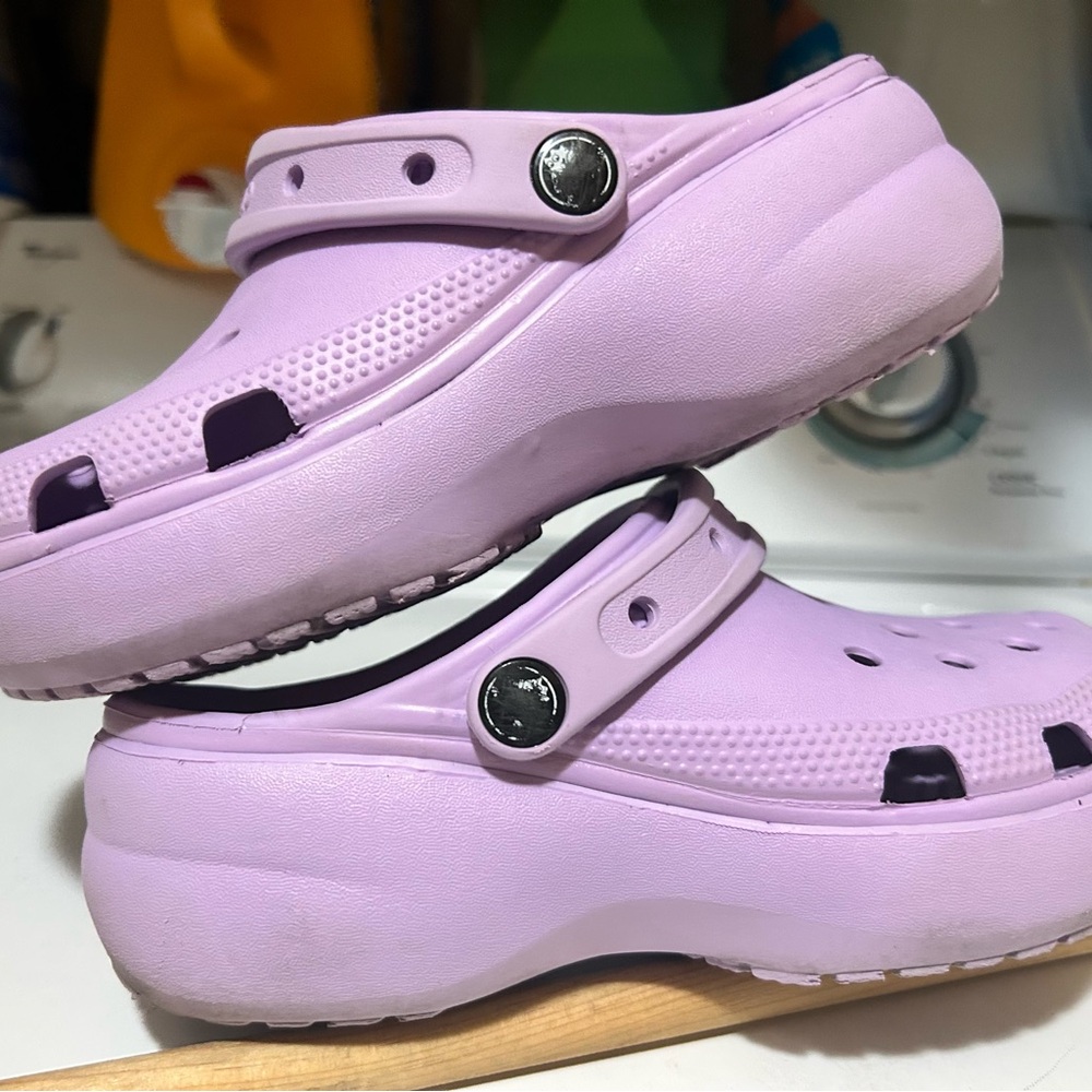 CROCS Kids Lavender Sandals - Picture 9 of 13